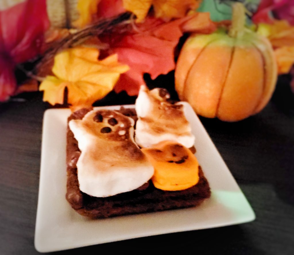 Spooky S'more Brownies