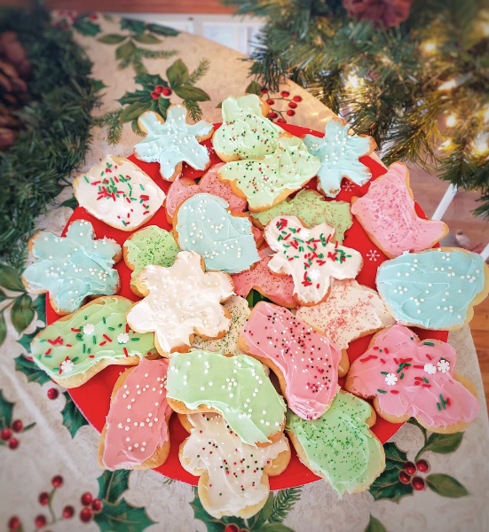 Santa's Sugar Cookies From Scratch