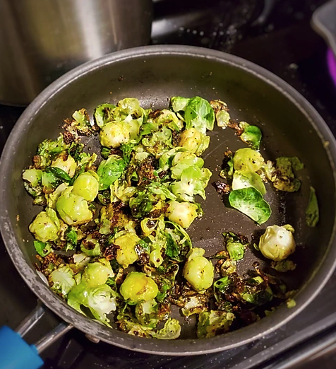 Sautéed Balsamic Brussel Sprouts