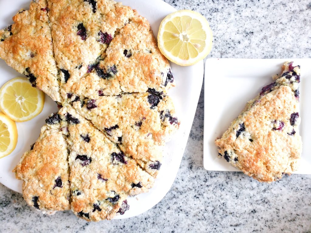 Lemon Blueberry Scones From Scratch