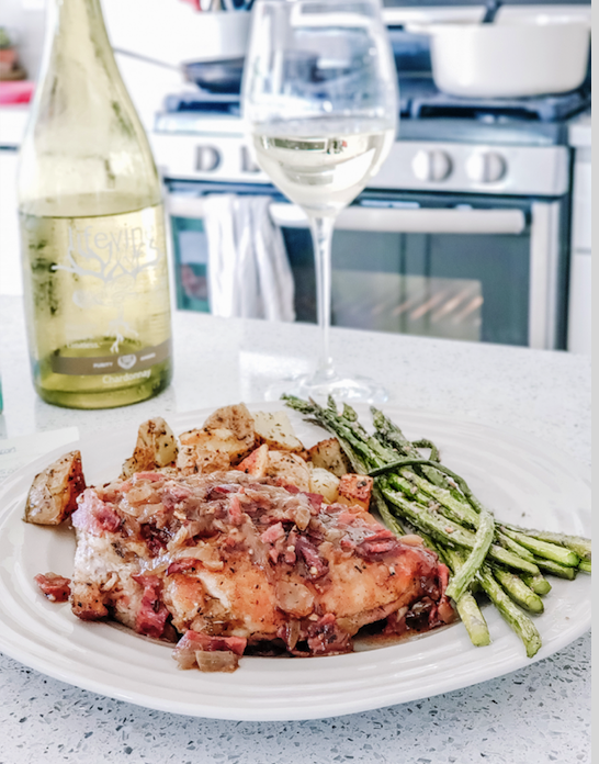 Bacon Chardonnay Chicken 'From Scratch'